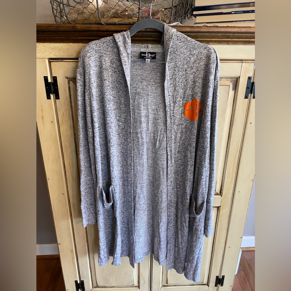 Clemson Hooded Cardigan